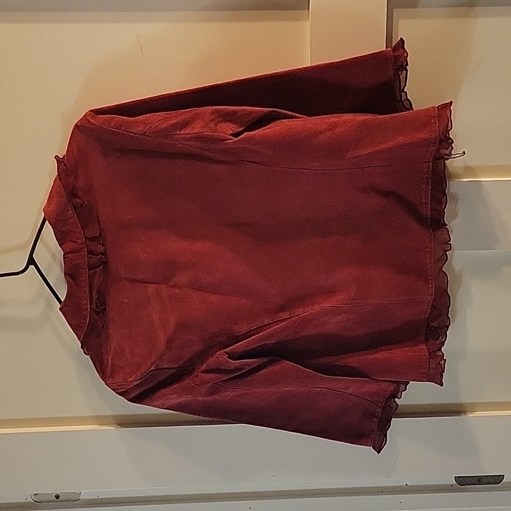 Red Suede Jacket - Picture 6 of 7